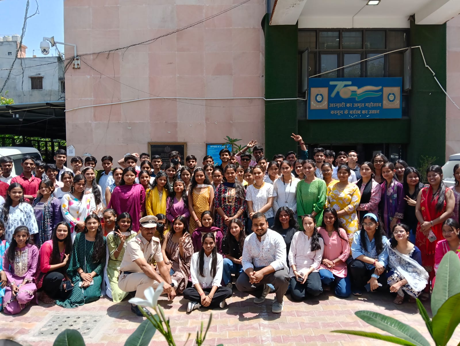 Sangam Trust Celebrates 5th Foundation Day and Birth Anniversary of Smt. Sangita Mehta with Community Engagement at Bindapur Police Station